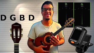 🎵 QUINTA AULA DE CAVAQUINHO  COMO AFINAR SEU CAVAQUINHO [upl. by Htims]