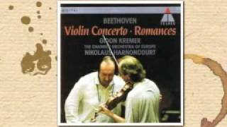 Beethoven Kremer  Harnoncourt  Romance No2 in F [upl. by Kinnie]