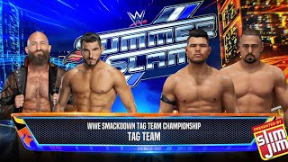 WWE 2K24 Universe Mode  DIY Vs Los Lotharios  SUMMERSLAM Night 2 [upl. by Atnauqahs]