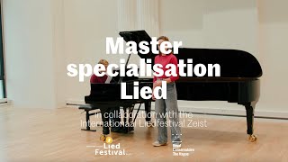 Masterspecialisatie Lied ism Koninklijk Conservatorium Den Haag [upl. by Ozan]