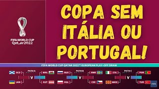 Aconteceu Sorteio da repescagem colocou Portugal e Itália na luta por uma só vaga na Copa do Mundo [upl. by Oirottiv147]