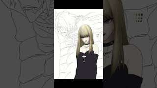 Misa Amane  Death Note Speed Paint [upl. by Jillane46]