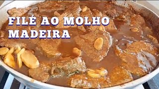 FILÉ AO MOLHO MADEIRA PARA 15 PESSOAS  RECEITA SIMPLES E PRÁTICO [upl. by Bogosian]