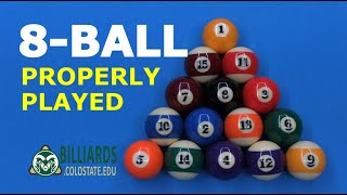 HOW TO PLAY 8 BALL … The “Official Rules” of Pool [upl. by Moule752]