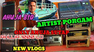 AHUJA 1000 LO AHUJA 810 AMPLIFIER STUDIOMASTER DJ 5000 STUDIO MASTER 20 ARTIST PORGAM DISAN VLOGS [upl. by Rebane]