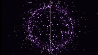 Pendulum Wave Space Particles Explode into Beautiful Generative Ambient Music [upl. by Yesrej]