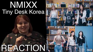 NMIXX Tiny Desk Korea REACTION [upl. by Onifled51]