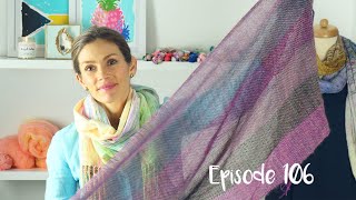 Pineapple Knits  Episode 106  Weaving with Mohair [upl. by Bridges]