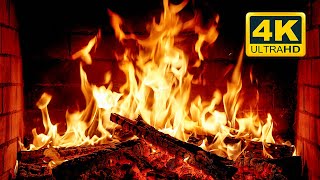 🔥 Cozy Fireplace 4K 12 HOURS Fireplace with Crackling Fire Sounds Crackling Fireplace 4K [upl. by Enilrae535]