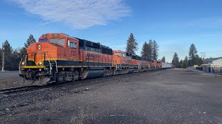 BNSF Chewelah turn 122023 123023 [upl. by Einamrej]