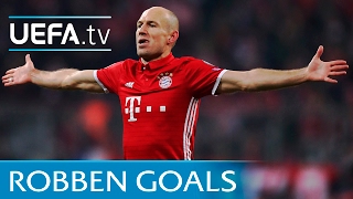 Arjen Robben 5 trademark goals [upl. by Hilton]