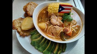 SOPA DE POLLO BORICUA 🇵🇷 chicken soup [upl. by Cirillo]