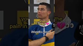 ronaldo cr7 crying pain shortvideo viralvideo the boy🥶 have painful eyes inspiration the goat [upl. by Michal]