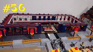 Die Stadt verdoppelt und riesiger Fortschritt der Außenmauer  antike chinesische LEGO® Stadt 56 [upl. by Neeruan923]