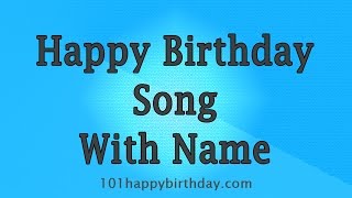 BEST Happy Birthday Song With Name [upl. by Hanahsuar491]