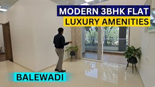 LUXURY 3BHK FLATS IN BALEWADI PUNE📞8100293325  FLATS FOR SALE IN PUNE FlatsInPune PropertyInPune [upl. by Anawad937]