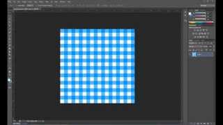 How to make a Gingham Pattern in Photoshop [upl. by Mariya375]