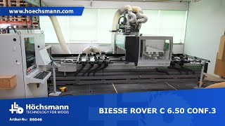 BIESSE ROVER C 650 CONF3 Höchsmann Klipphausen [upl. by Enerahs]