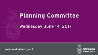 Wokingham Borough Councils Planning Committee  140617 [upl. by Onibas]