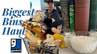 We spent 150 at the Goodwill Bins  Thrift with us  Reselling for profit [upl. by Asinla454]