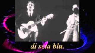 Vecchio frack BY MIKY Modugno VIDEO KARAOKE [upl. by Kynthia433]