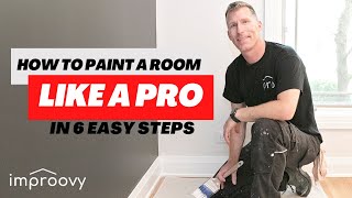 How to Paint a Room Like a Pro 6 Easy Steps For DIY Wall Painting [upl. by Ihsar321]