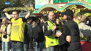 IMPRESSIONEN in der Stadt zur MeisterfeierPokal des BVB2012 [upl. by Aiuqet326]