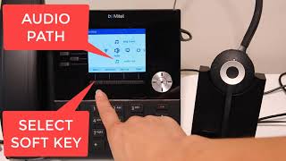 Mitel 6920 Handset  Headset and Audio Settings [upl. by Kloman]
