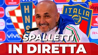 SPALLETTI CONFERENZA STAMPA  CROAZIA vs ITALIA  ITALY EURO 2024 [upl. by Nonnerb]