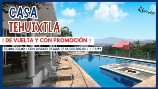 🏡 Casa TEHUIXTLA MORELOS ‼️ de VUELTA y con PROMOCIÓN ✅ A 10 min del lago de Tequesquitengo [upl. by Sremlahc]