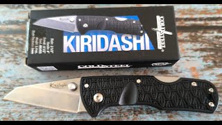 Нож складной Cold Steel Kiridashi Triad lock Blade 4034SS Made In Taiwan 20KPL [upl. by Aneda219]