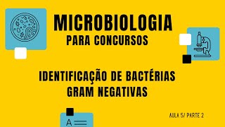 Aula 5  Identificação de bactérias Gram negativas parte 2 [upl. by Nus807]