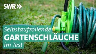 Gartenschläuche – wie gut rollen sie sich ein  Marktcheck SWR [upl. by Aisanat]