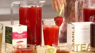 Healthy Iced Tea Recipes  Summer Drink Ideas  Fitness How To [upl. by Novi625]