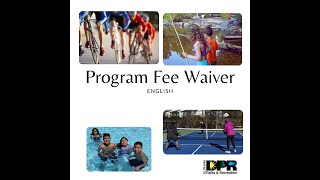 Program Fee Waiver 2024 [upl. by Amleht]