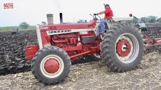 40 Tractors Plowing at the Half Century of Progress Show [upl. by Garrard]