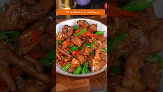 Stir Fried Chicken with Chili Pepper decliousfood ChineseRecipes foodie chicken [upl. by Mylander369]