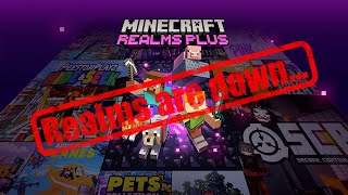 Minecraft bedrock realms are down [upl. by Virginia763]