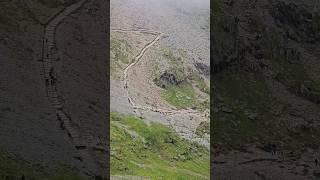 Pyg Track Snowdon Wales wales hiking snowdon [upl. by Llebpmac]