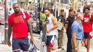 LeBron James amp Stephen Curry Effect Embarrasses Haliburton amp Booker Gifts 2024 Team USA Basketball [upl. by Jeremie]