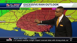 Enhanced risk of severe weather for Monday [upl. by Irtimd]