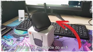 Como melhorar o sinal wifi Repetidor de sinal Xiaomi  Review [upl. by Narhem]