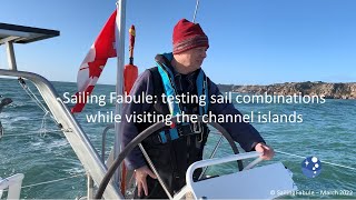 Testing sail combinations while visiting the channel islands [upl. by Tremain223]