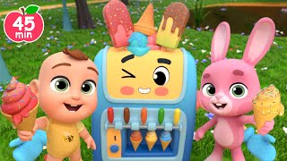 The Ice Cream Machine gives Ice Cream  Good Manners Song by Lalafun Nursery Rhymes amp Kids Songs [upl. by Icnarf]