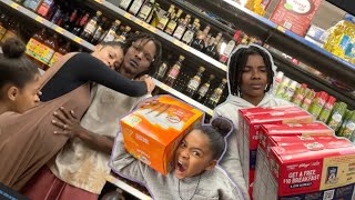 The Struggle Of Grocery Shopping With 6 Kids 😩 [upl. by Anceline]