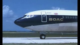 BOAC Boeing 707 Speedbird Travelogue  quotCaribbean Holidayquot  1971 [upl. by Arvonio]