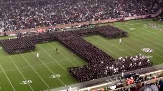 Fightin Texas Aggie Band Halftime Drill  Missouri Game at Kyle Field on November 15 2014 [upl. by Oralee]