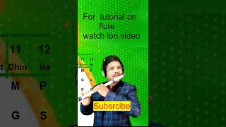 Shorts raag khamaj bandish on drut ek taal tutorial on flute pradeepkumarpaik flutetutorial [upl. by Keele]