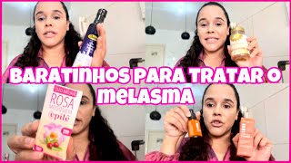 🚨VOU USAR SUAVICID🙀 medo  PRODUTOS BARATINHOS para CUIDAR do MELASMA em CASA [upl. by Ardnasac]