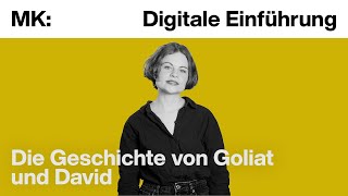 Digitale Einführung Die Geschichte von Goliat und David  Münchner Kammerspiele [upl. by Emmit]